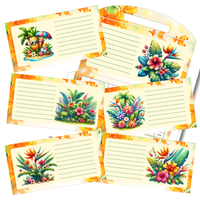 Tropical Plants Cash Envelopes