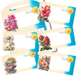 Tropical Flowers Cash Envelopes