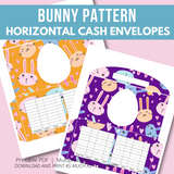 Bunny Pattern Cash Envelopes