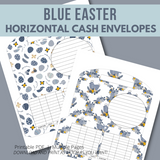 Blue Easter Cash Envelopes