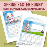 Spring Easter Bunny Cash Envelopes