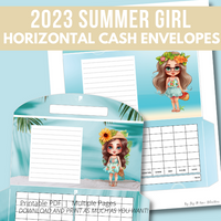 Summer Girl Cash Envelopes