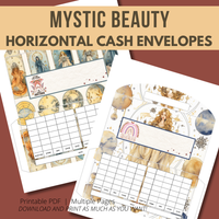 Mystic Beauty Horizontal Cash Envelopes