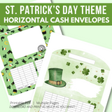 2024 St. Patrick's Day Theme Cash Envelopes