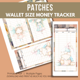 Patches Wallet Size Money Trackers