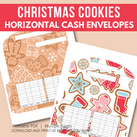 2023 Christmas Cookies Cash Envelopes