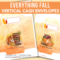 Everything Fall Cash Envelopes
