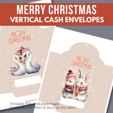 2023 Merry Christmas Vertical Cash Envelopes