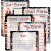 Winter Solace Cash Envelopes and Planner Bundle