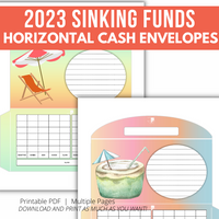 Summer Sinking Fund Cash Envelopes