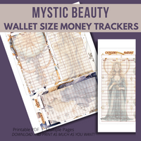 Mystic Beauty Wallet Size Money Trackers