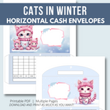 Cats in Winter Cash Envelopes