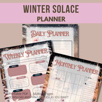 Winter Solace Planner