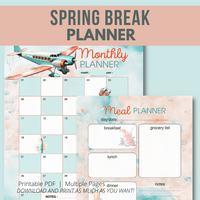 Spring Break Planner