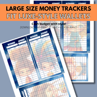 Silly Hairstyles Wallet Size Money Trackers