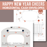 Happy New Year Cheers Cash Envelopes