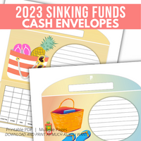 Summer Sinking Fund Cash Envelopes