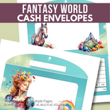 Fantasy Theme Cash Envelope Printables