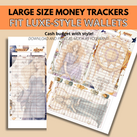 Mystic Beauty Wallet Size Money Trackers