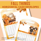 Fall Things Cash Envelopes