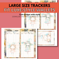 Patches Wallet Size Money Trackers