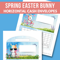 Spring Easter Bunny Cash Envelopes