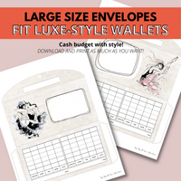 Ballet Horizontal Cash Envelopes