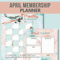 2024 April Membership Planner