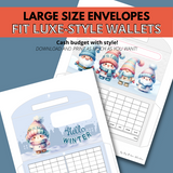 Winter Gnomes Cash Envelopes