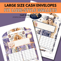 Mystic Beauty Horizontal Cash Envelopes