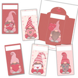 Gnome Valentine's Day Vertical Cash Envelopes