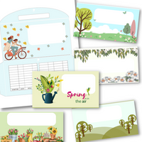 Welcome Spring Cash Envelope Printables