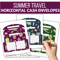 Summer Travel Cash Envelopes
