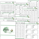 Garden Planner Printable Sheets (17 pages)