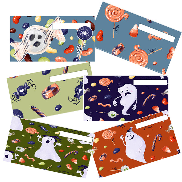 2021 Halloween  Ghost and Candy Cash Envelopes