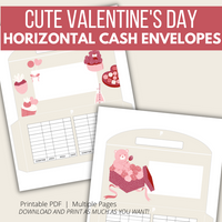 Cute Valentine's Day Cash Envelopes