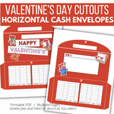 Valentine's Day Cutout Cash Envelopes