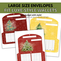 2022 Christmas Tree Horizontal Cash Envelopes