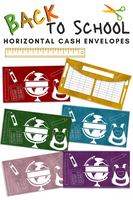 Back To School Cash Envelopes - Horizontal