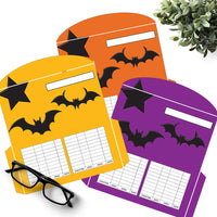 3 Halloween Bats Cash Envelopes