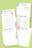 Home Organization  Printable Sheets (12 sheets)