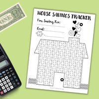 House Savings Tracker Printable