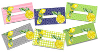 6 Lemon Cash Envelopes Printables