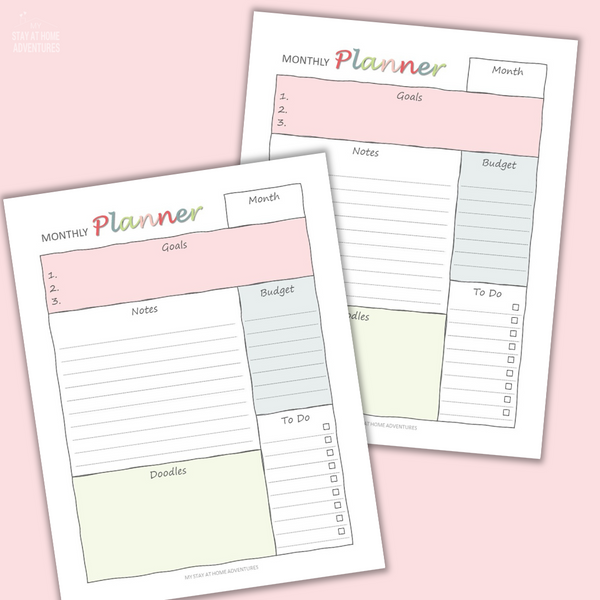 Monthly Planner Printable