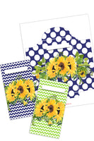 3 Vertical Summer Sunflower Cash Envelopes